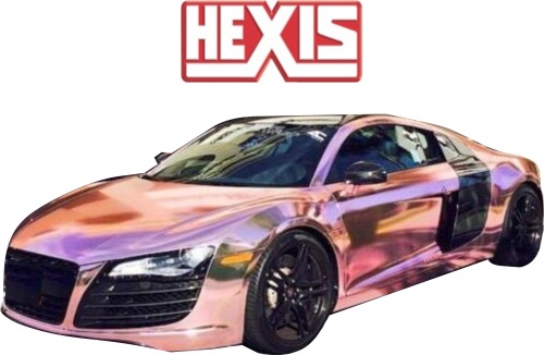 Hexis Gloss Green Super Chrome Vinyl Wrap, HX30SCH04B